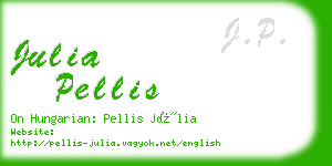 julia pellis business card